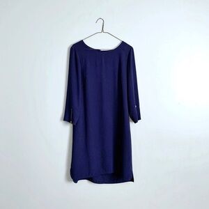 Laundry Navy Long Sleeve Dress